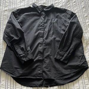 Wildfang convertible long sleeve button up shirt